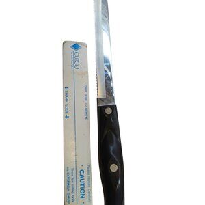 Cutco 1729 JI Petite Carver Knife - Classic Vintage Dark Brown Cutlery